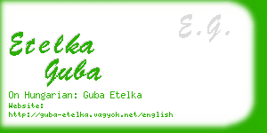 etelka guba business card